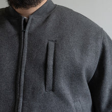 画像をギャラリービューアに読み込む, MELTON MA-1 JACKET  - GRAY -