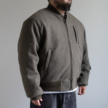画像をギャラリービューアに読み込む, MELTON MA-1 JACKET  - BROWN -