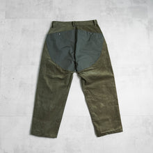 Load image into Gallery viewer, COURDUROY WIDE TAPERED PANTS - OLIVE -