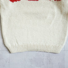 画像をギャラリービューアに読み込む, USA HAND KNIT CREW - WHITE -