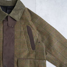 Load image into Gallery viewer, MOON TWEED 3 LAYERED JACKET - OLIVE -