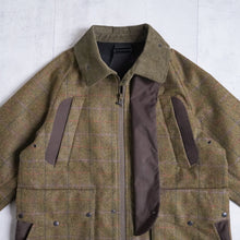 Load image into Gallery viewer, MOON TWEED 3 LAYERED JACKET - OLIVE -