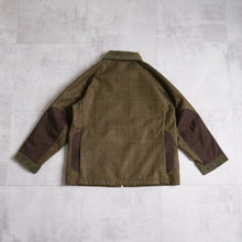 Load image into Gallery viewer, MOON TWEED 3 LAYERED JACKET - OLIVE -