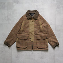 画像をギャラリービューアに読み込む, MOON TWEED 3 LAYERED JACKET - BROWN -
