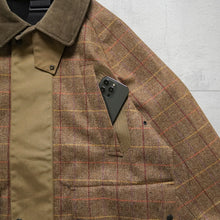 画像をギャラリービューアに読み込む, MOON TWEED 3 LAYERED JACKET - BROWN -