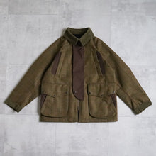 Load image into Gallery viewer, MOON TWEED 3 LAYERED JACKET - OLIVE -