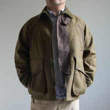 Load image into Gallery viewer, MOON TWEED 3 LAYERED JACKET - OLIVE -