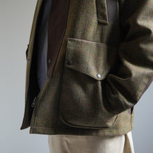 Load image into Gallery viewer, MOON TWEED 3 LAYERED JACKET - OLIVE -