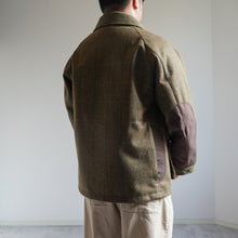 Load image into Gallery viewer, MOON TWEED 3 LAYERED JACKET - OLIVE -