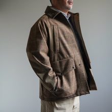 画像をギャラリービューアに読み込む, MOON TWEED 3 LAYERED JACKET - BROWN -