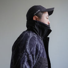 画像をギャラリービューアに読み込む, HORN TREE PRINT WOOL BOA JACKET - NAVY -