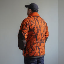 画像をギャラリービューアに読み込む, HORN TREE PRINT WOOL BOA JACKET - ORANGE -