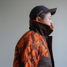 画像をギャラリービューアに読み込む, HORN TREE PRINT WOOL BOA JACKET - ORANGE -