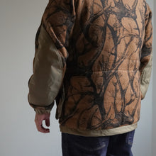 画像をギャラリービューアに読み込む, HORN TREE PRINT WOOL BOA JACKET - BROWN -