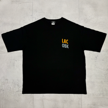 Load image into Gallery viewer, LAC × OBKSHOP SHORT SLEEVE T-SHIRT - BLACK