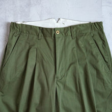 画像をギャラリービューアに読み込む, DOUBLE TACK CHINO - OLIVE -