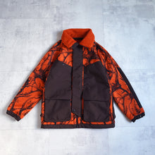 画像をギャラリービューアに読み込む, HORN TREE PRINT WOOL BOA JACKET - ORANGE -