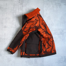 画像をギャラリービューアに読み込む, HORN TREE PRINT WOOL BOA JACKET - ORANGE -