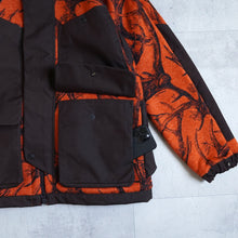 画像をギャラリービューアに読み込む, HORN TREE PRINT WOOL BOA JACKET - ORANGE -