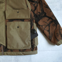 画像をギャラリービューアに読み込む, HORN TREE PRINT WOOL BOA JACKET - BROWN -