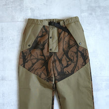 画像をギャラリービューアに読み込む, HORN TREE PRINT WOOL BOA PANTS - BROWN -