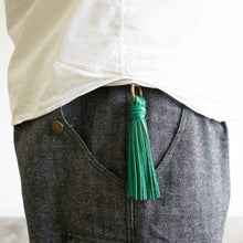 Load image into Gallery viewer, LEATHER TASSEL