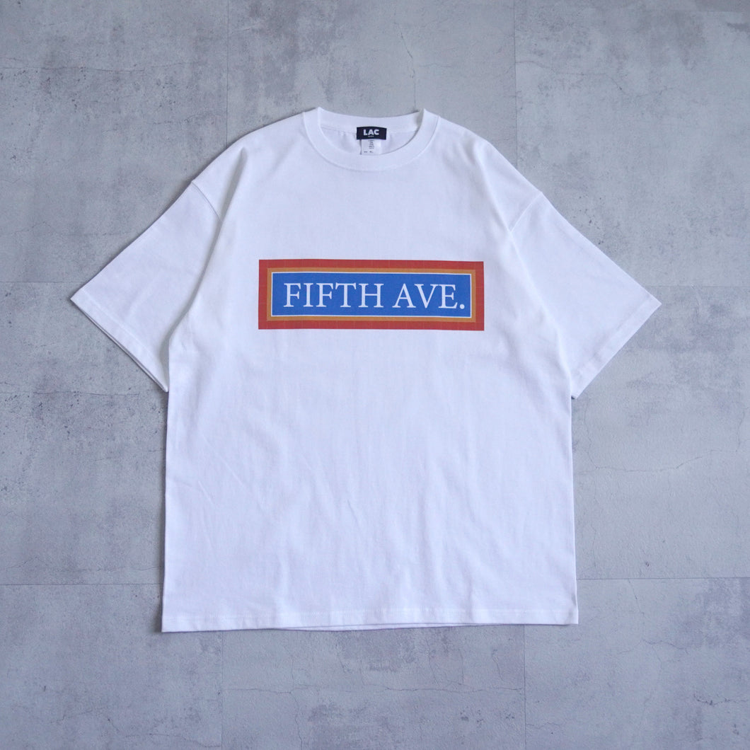 FIFTH AVE TEE -WHITE-