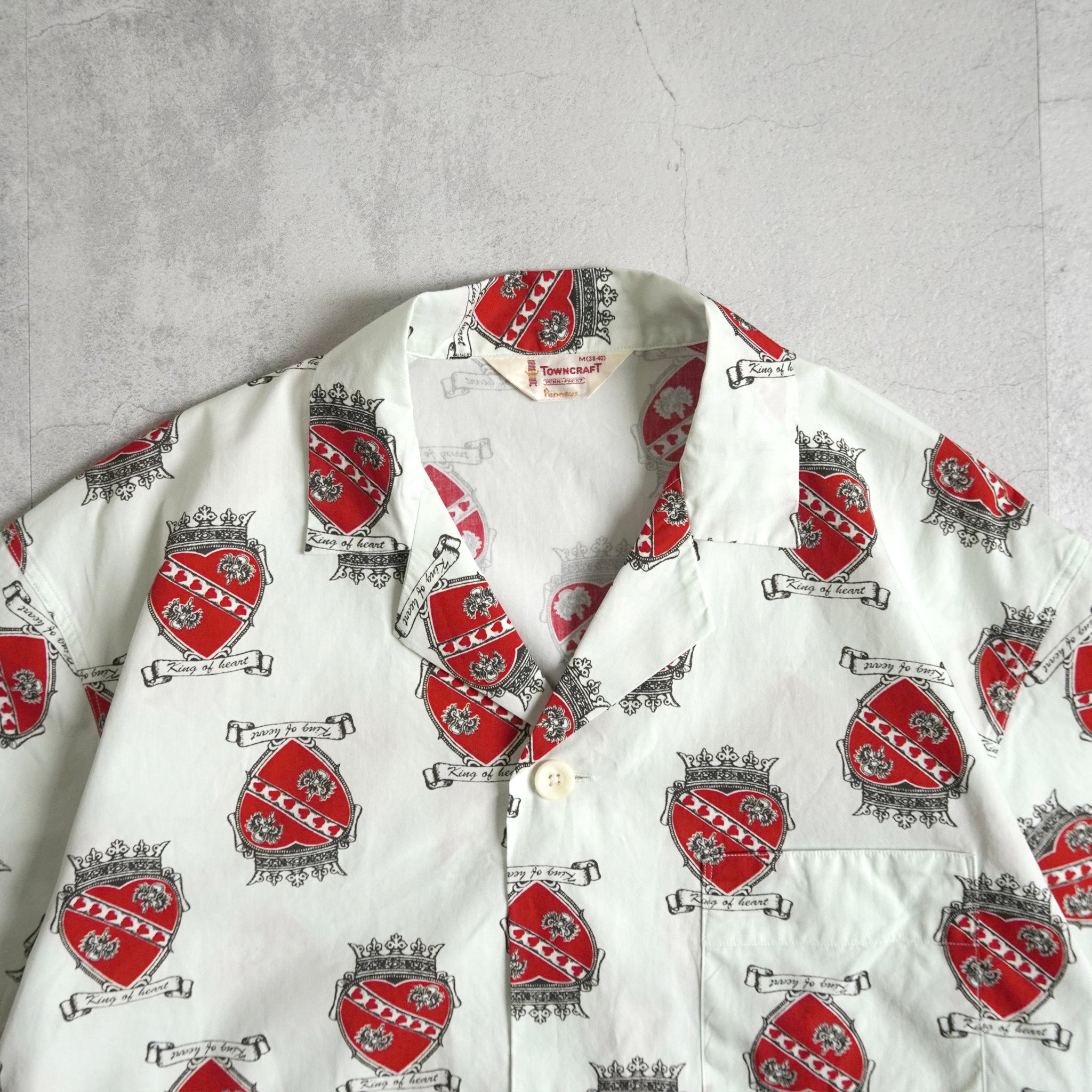 TOWNCRAFT】PRINTED PAJAMA SS SHIRTS【美品】 - シャツ