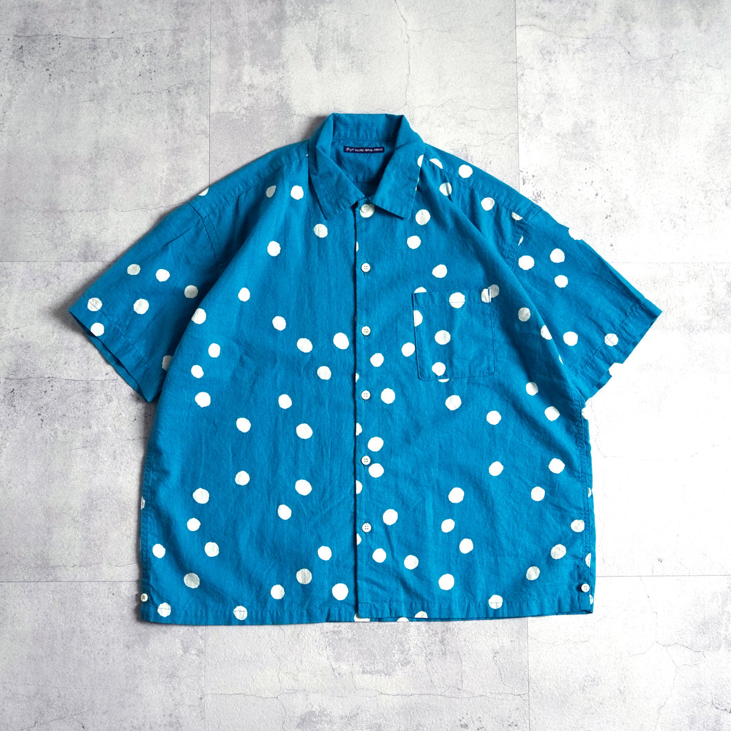 Chusen Dot Venice Beach S/S Shirts -Turquoise-
