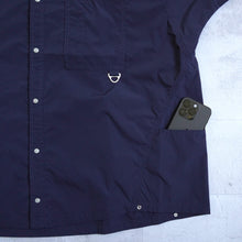 Load image into Gallery viewer, H/S Typwriter Shirts --navy-
