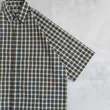 Load image into Gallery viewer, Raglan Sleeve Shirts -Blue Check-
