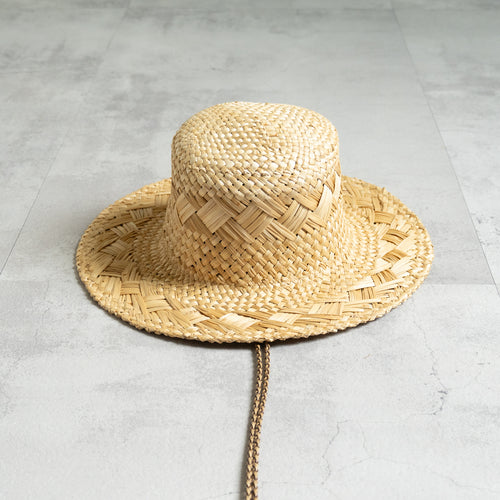 SUBLIME 　RESORT BOATER HAT　麦わら帽子　カンカン帽
