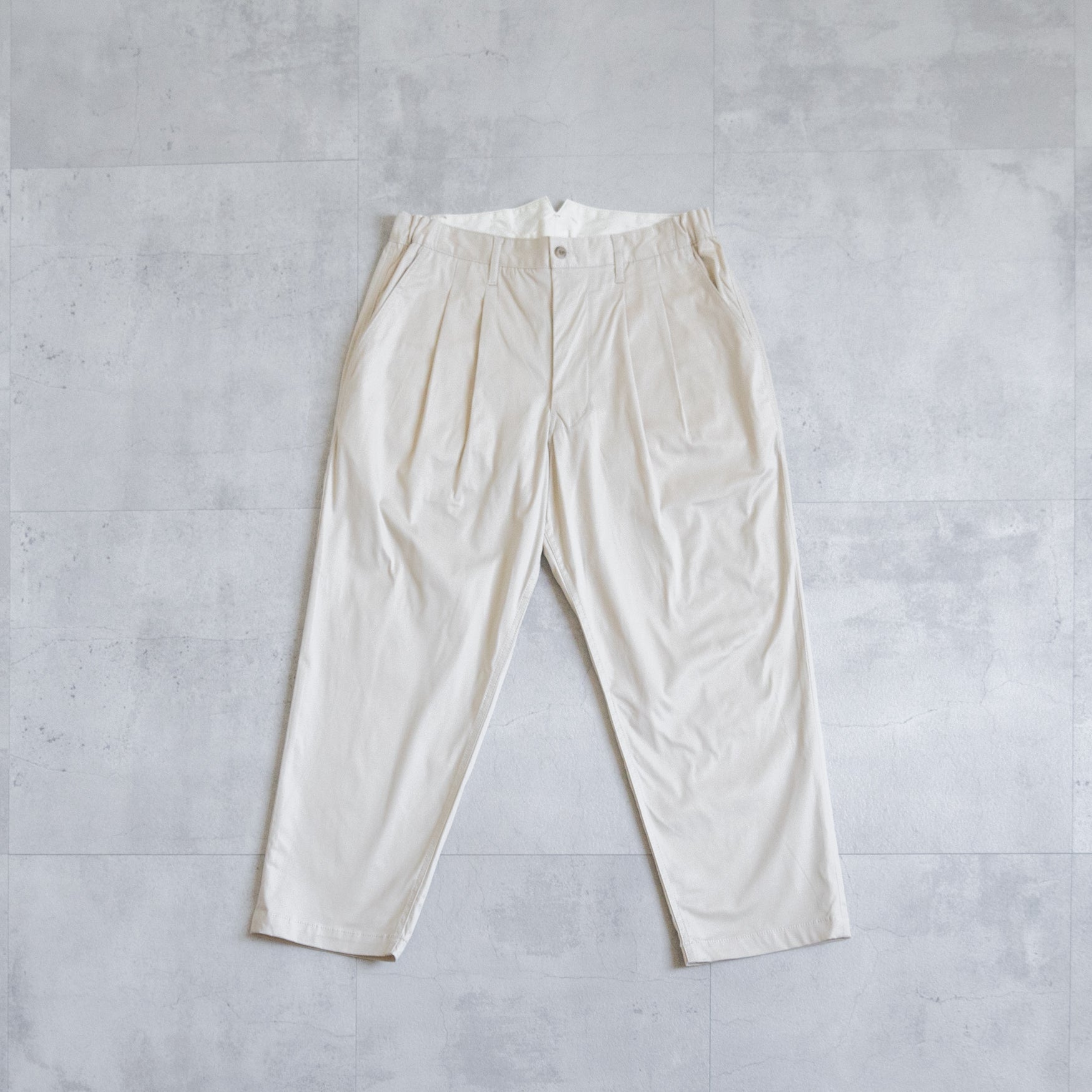 DOUBLE TACK CHINO - IVORY - – TENG STORE OSAKA
