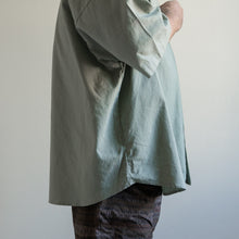 Load image into Gallery viewer, Cotton Linen Slab H/S Big Shirt -Light Khaki-
