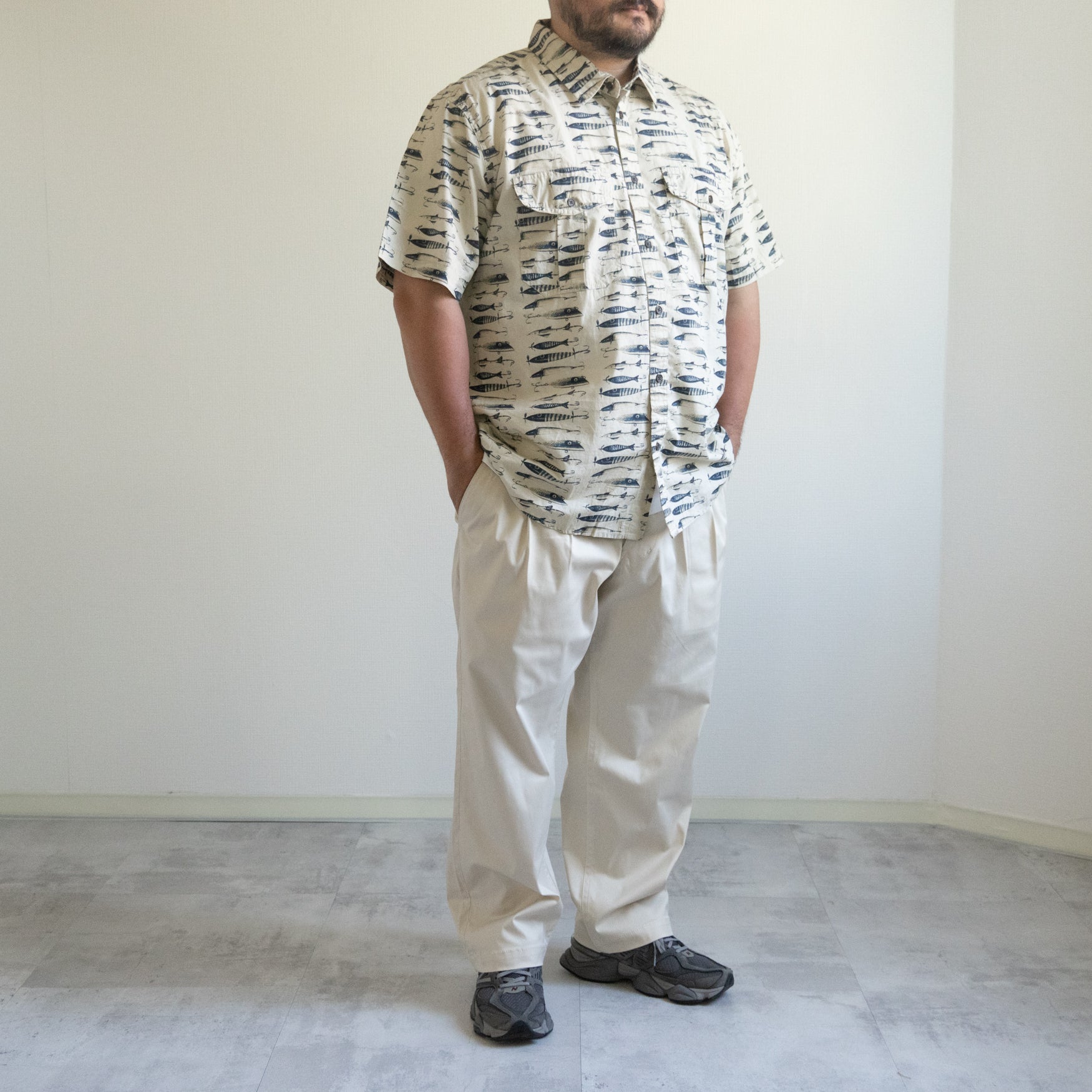 DOUBLE TACK CHINO - IVORY - – TENG STORE OSAKA