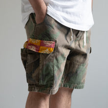 Load image into Gallery viewer, Man Patchwork Short Cargo Pants (b) --camouflage-
