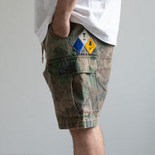 Load image into Gallery viewer, Man Patchwork Short Cargo Pants (b) --camouflage-
