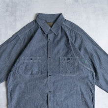 Load image into Gallery viewer, NIGEL CABOURN　NEW MEDICAL SHIRT　インディゴ　シャツ　大きいサイズ　メンズ　テングストア大阪
