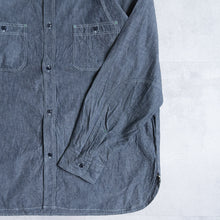 Load image into Gallery viewer, NIGEL CABOURN　NEW MEDICAL SHIRT　インディゴ　シャツ　大きいサイズ　メンズ　テングストア大阪
