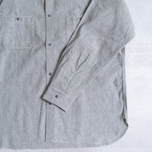 画像をギャラリービューアに読み込む, NIGEL CABOURN　NEW MEDICAL SHIRT　インディゴ　シャツ　大きいサイズ　メンズ　テングストア大阪
