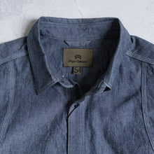 画像をギャラリービューアに読み込む, NIGEL CABOURN　NEW MEDICAL SHIRT　インディゴ　シャツ　大きいサイズ　メンズ　テングストア大阪
