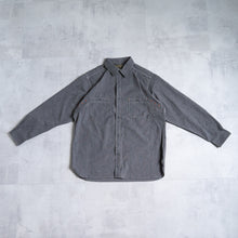 画像をギャラリービューアに読み込む, NIGEL CABOURN　NEW MEDICAL SHIRT　チャコールグレイ　シャツ　大きいサイズ　メンズ　テングストア大阪
