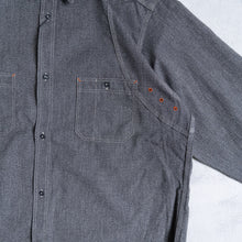 Load image into Gallery viewer, NIGEL CABOURN　NEW MEDICAL SHIRT　チャコールグレイ　シャツ　大きいサイズ　メンズ　テングストア大阪
