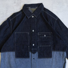 Load image into Gallery viewer, Utility Shirt Type2 -10oz Denim- Indigo-
