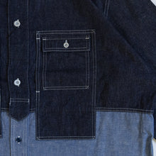 Load image into Gallery viewer, Utility Shirt Type2 -10oz Denim- Indigo-
