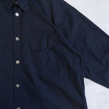 Load image into Gallery viewer, FUJITO　A/W FATIGUE SHIRT　ネイビー　大きいサイズ　メンズ　シャツ　テングストア大阪
