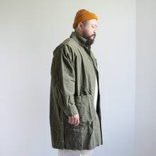 画像をギャラリービューアに読み込む, GARDENER NC WAX WORKERS COAT- KHAKI -
