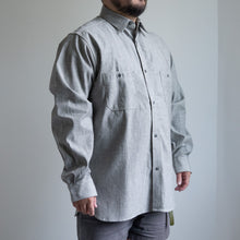 画像をギャラリービューアに読み込む, NIGEL CABOURN　NEW MEDICAL SHIRT　インディゴ　シャツ　大きいサイズ　メンズ　テングストア大阪
