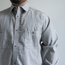 Load image into Gallery viewer, NIGEL CABOURN　NEW MEDICAL SHIRT　インディゴ　シャツ　大きいサイズ　メンズ　テングストア大阪
