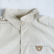 画像をギャラリービューアに読み込む, A/E FLAP POCKET SHIRTS -CHECK IVORY -
